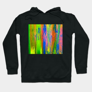 Neon Rainbow Paint Splatter Hoodie